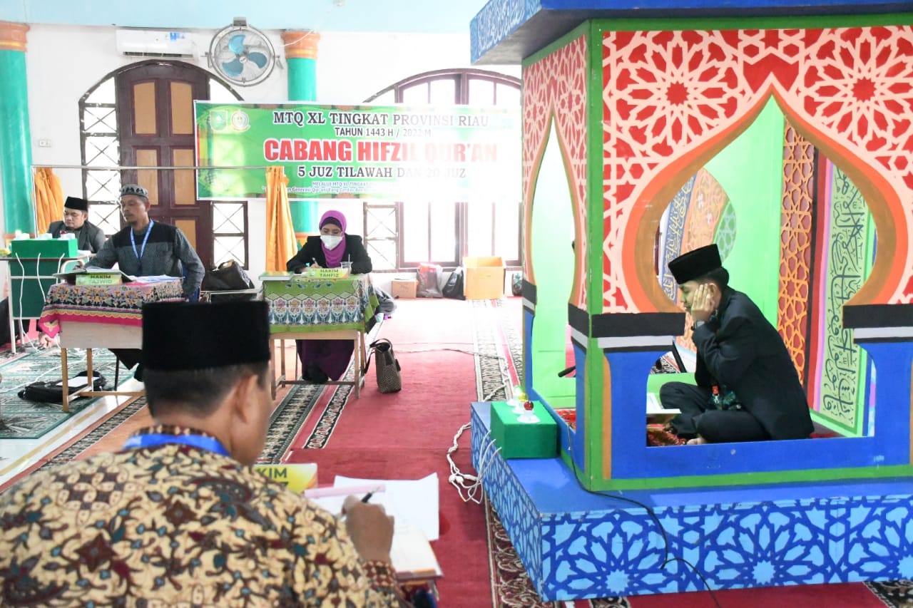 Hari Pertama Lomba MTQ Riau di Rohil, Ini Cabang yang Diikuti Bengkalis
